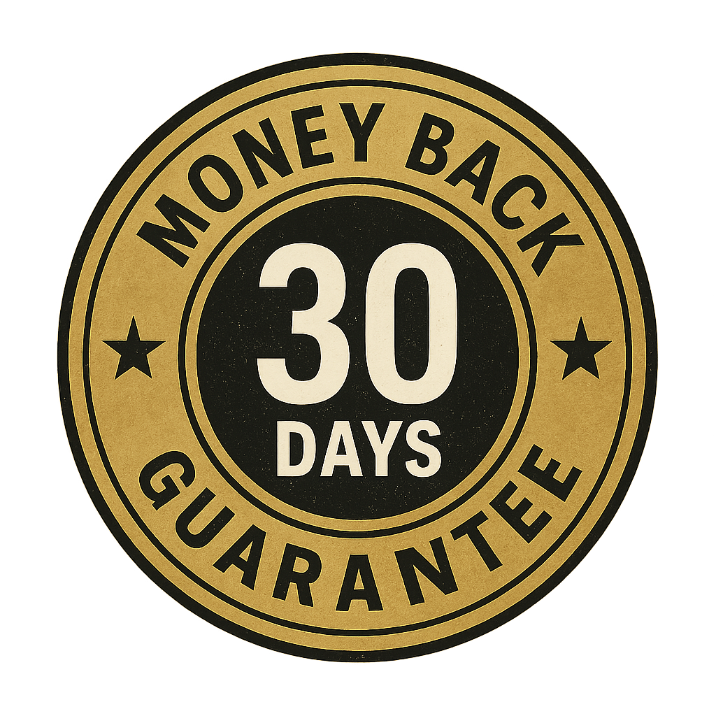 30-Day Money Back Guarantee